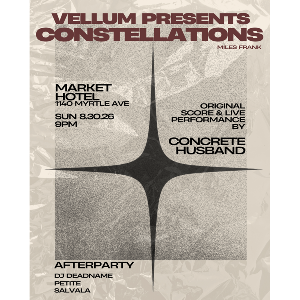 VELLUM Presents: CONSTELLATIONS Logo