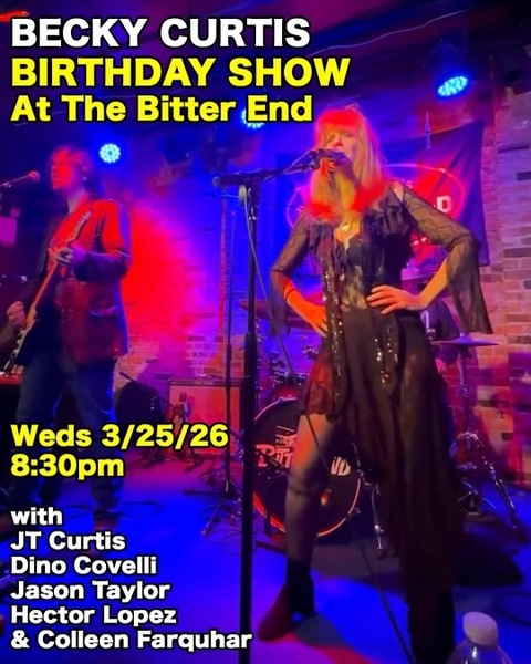 Becky Curtis Birthday Show Logo