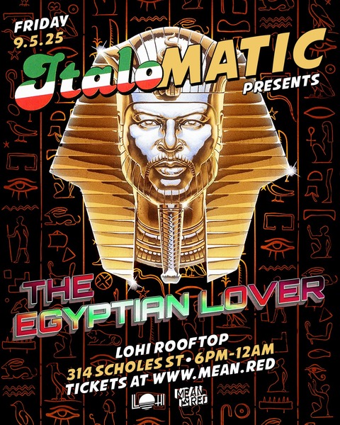 Italomatic presents The Egyptian Lover Logo