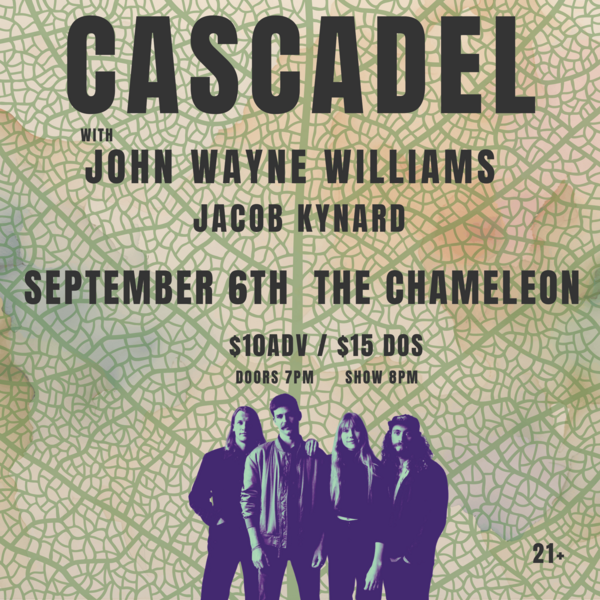 Cascadel with John Wayne Williams and Jacob Kynard Logo
