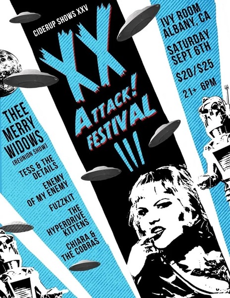 XX Attack Fest Vol 3 Feat. THEE MERRY WIDOWS Logo
