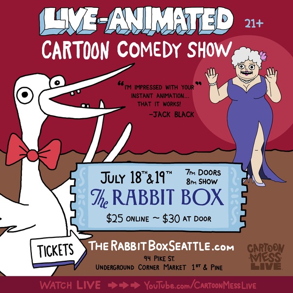 Cartoon Mess Live Logo
