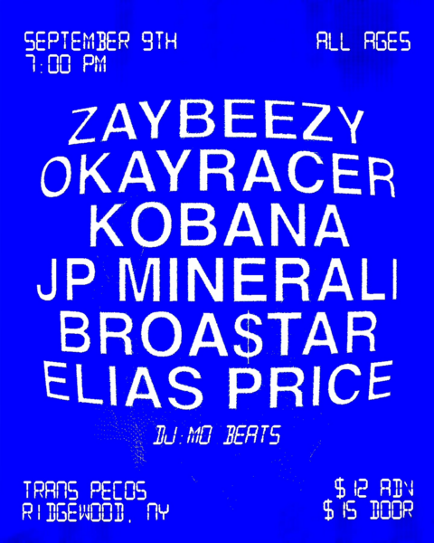 Zaybeezy / okayracer / Kobana / JPMINERALI / BROA$TAR / Elias Price  Logo