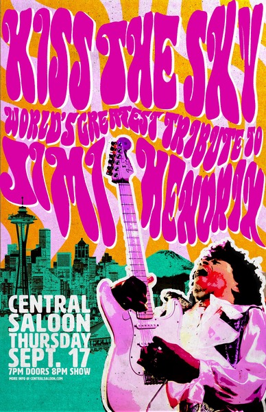 Kiss The Sky: World's Greatest Tribute to Jimi Hendrix Logo