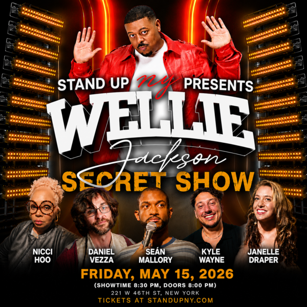 Stand Up NY Presents: SECRET SHOW WELLIE JACKSON Logo