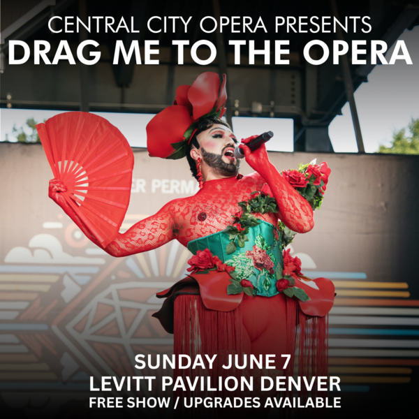 Central City Opera Presents Drag me to the Opera Logo