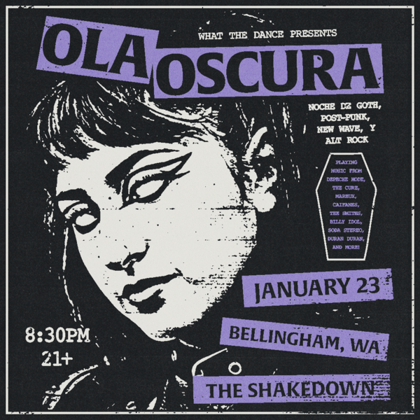 ⁺‧₊˚ ཐི⋆ OLA OSCURA: NOCHE DE GOTH WAVE Y ALT ROCK ⋆ཋྀ ˚₊‧⁺ Logo