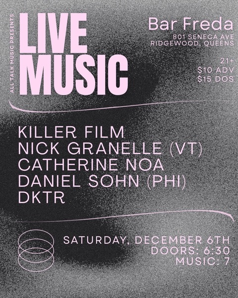 KILLER FILM/Nick Granelle/Catherine Noa/Daniel Sohn/dkTr Logo