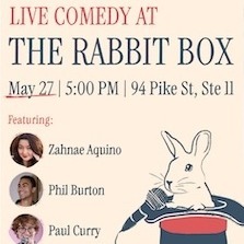 Jack & Bean & Friends Live Comedy Happy Hour Logo