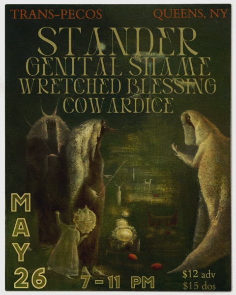 7PM Stander / Genital Shame / Wretched Blessing / Cowardice Logo