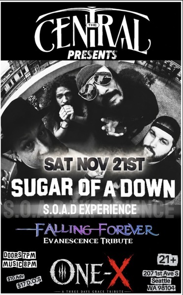 Sugar Of A Down (System Of A Down) • Falling Forever (Evanescence) • One-X (Three Days Grace) Logo