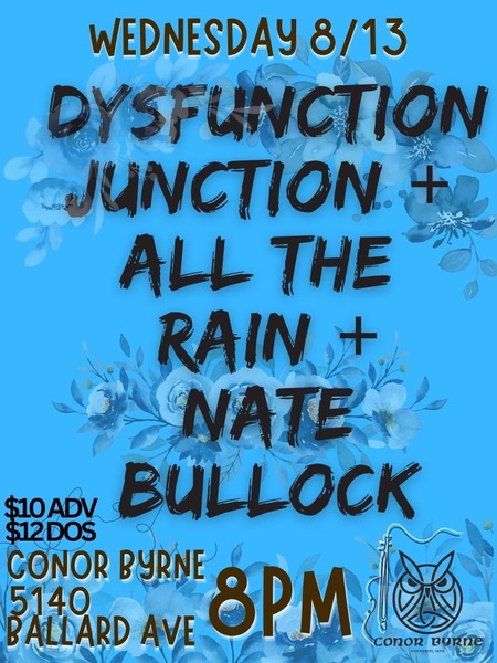 Dysfunction Junction + All the Rain + Nate Bullock Logo