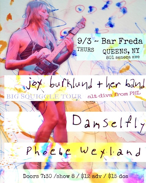 joy burklund + her band, Damselfly, Phoebe Weyland Logo