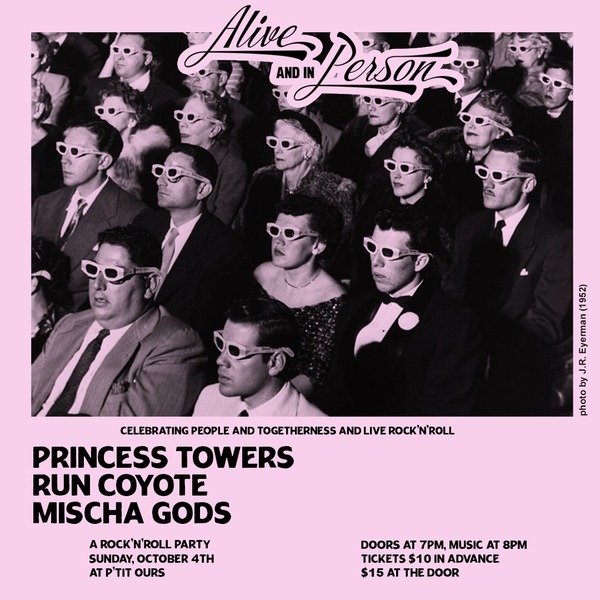 Princess Towers / Run Coyote / Mischa Gods Logo