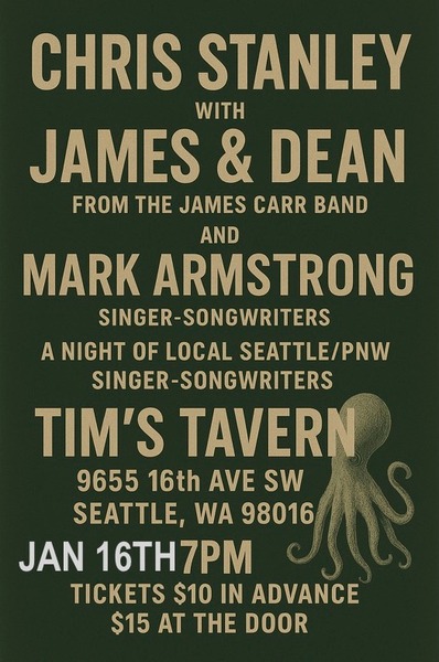 Chris Stanley // James and Dean // Mark Armstrong Logo