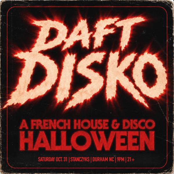 Daft Disko : A French House & Disco Halloween Logo