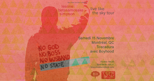 BLUE SKIES TURN BLACK PRÉSENTE: LEANNE BETASAMOSAKE SIMPSON Logo