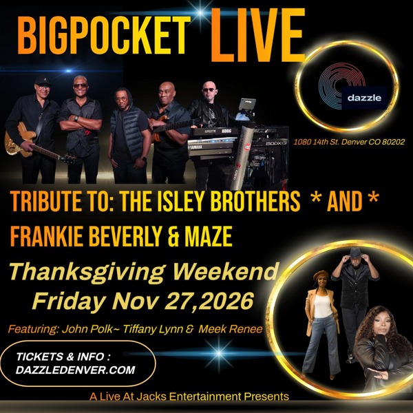 BigPocket Tribute to The Isley Brothers and Frankie Beverly & Maze Logo