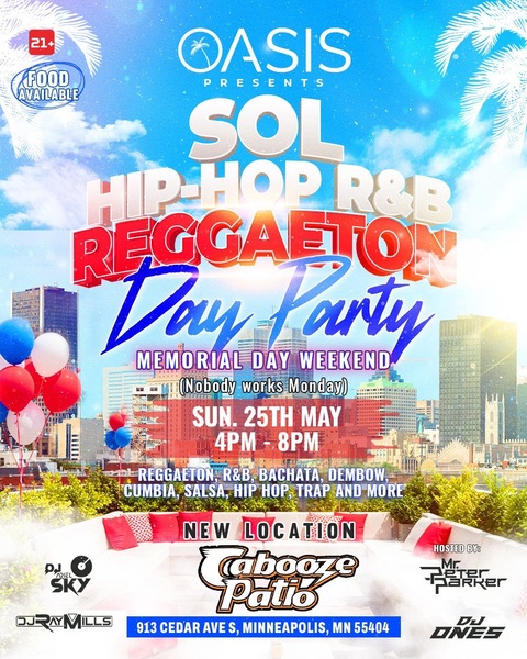 Oasis Day Party: Memorial Day Weekend Logo