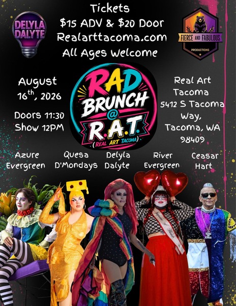 Fierce and Fabulous Productions Presents: RAD Brunch at RAT Logo