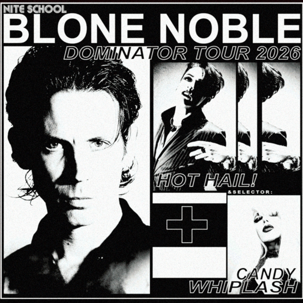 Blone Noble, Hot Hail!, DJ Candy Whiplash with Gallowmaker Logo