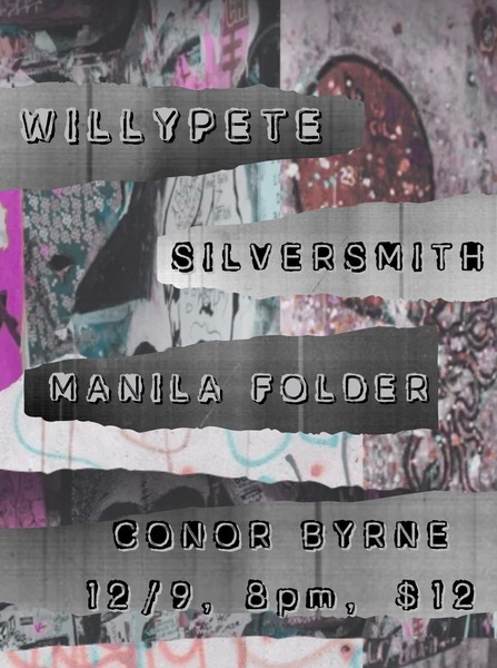 WillyPete + Silversmith + Manila Folder Logo