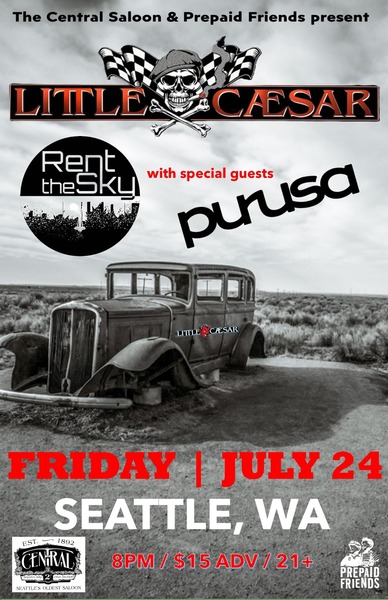 Little Caesar • Rent The Sky • Purusa Logo