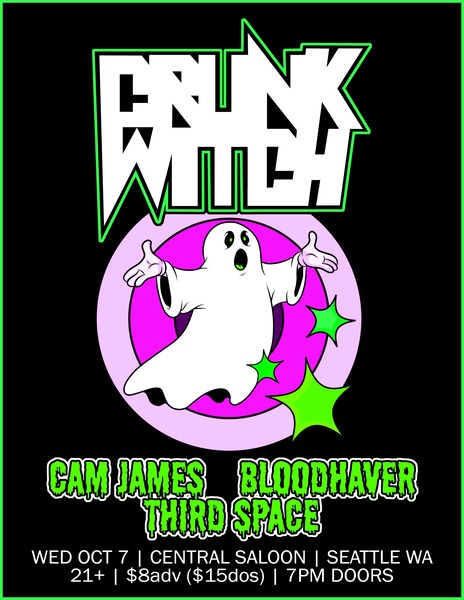 Crunk Witch • Cam James • Bloodhaver • Third Space Logo