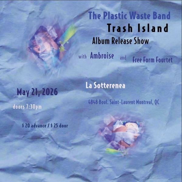 Plastic Waste Band // Trash Island album release with Ambroise and free form fourtet Logo