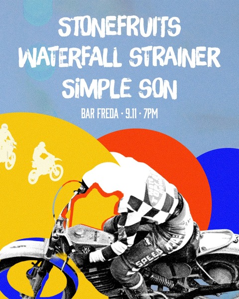 Waterfall Strainer, Stonefruits, and Simple Son at Far Breda Logo