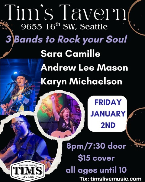 Sara Camille // Karyn Michaelson // Andrew Lee Mason Logo
