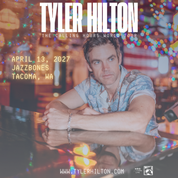 Tyler Hilton- All Tickets From 10/2 Honored! Logo