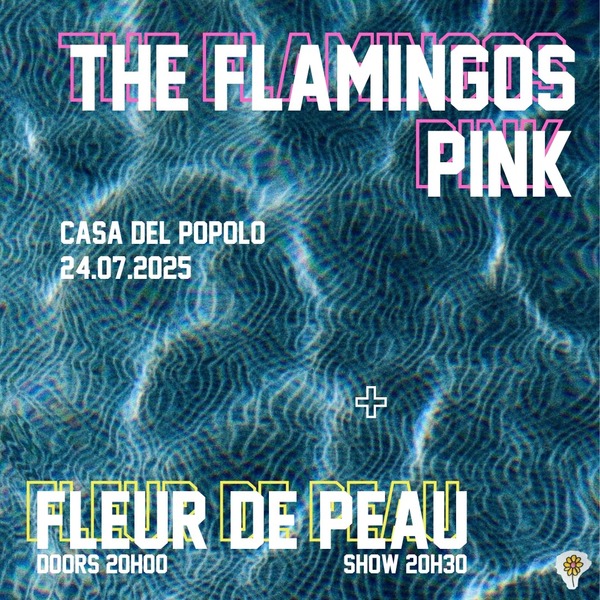 The Flamingos Pink x Fleur de Peau Logo