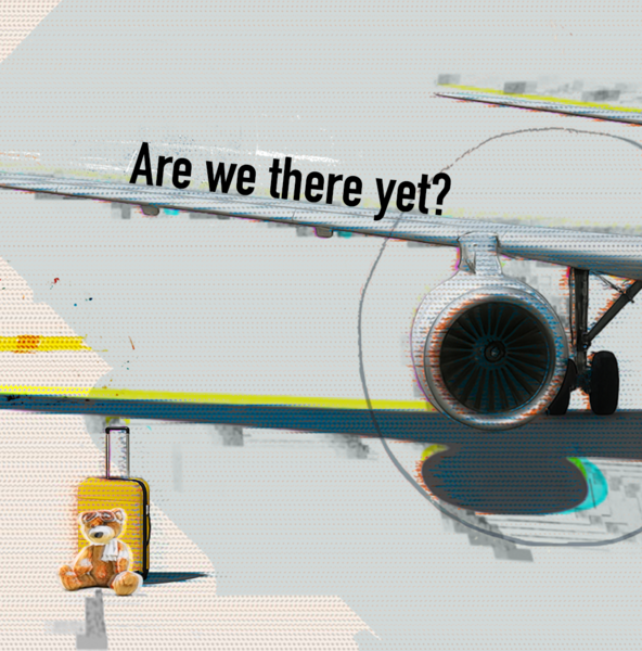 Confabulation presents: Are we there yet? Stories of missed connections, layovers and all kinds of baggage.   Logo