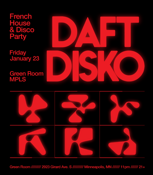Daft Disko [a french house & disco party] • Green Room • VenuePilot