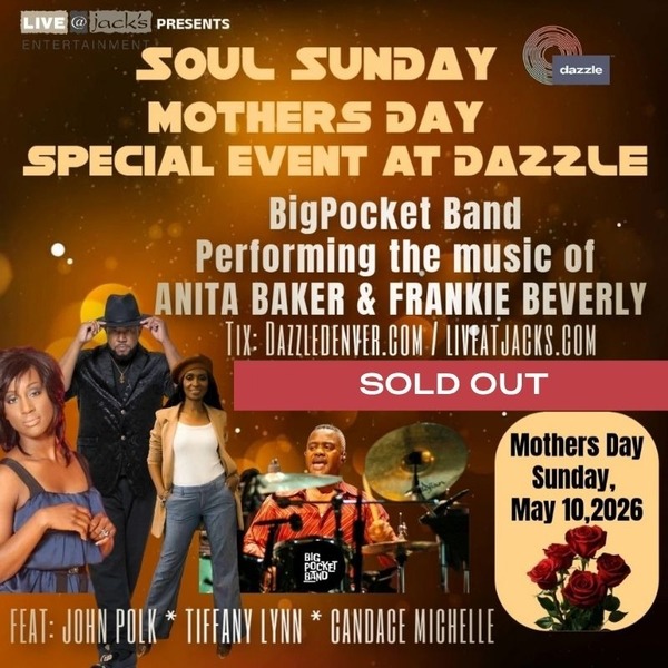 BigPocket: Tribute to Anita Baker and Frankie Beverly Logo