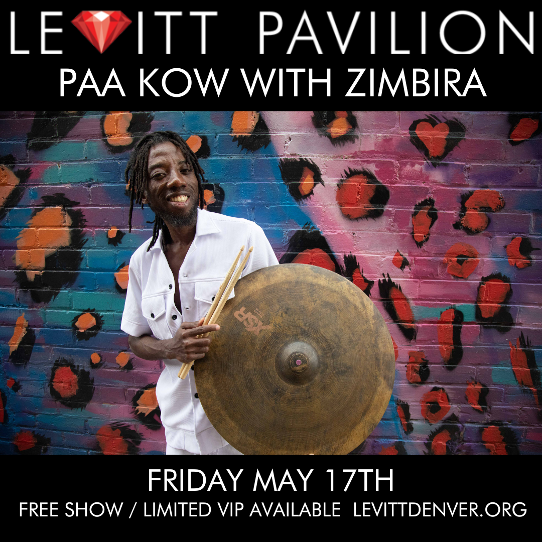 Paa Kow with Zimbira Logo
