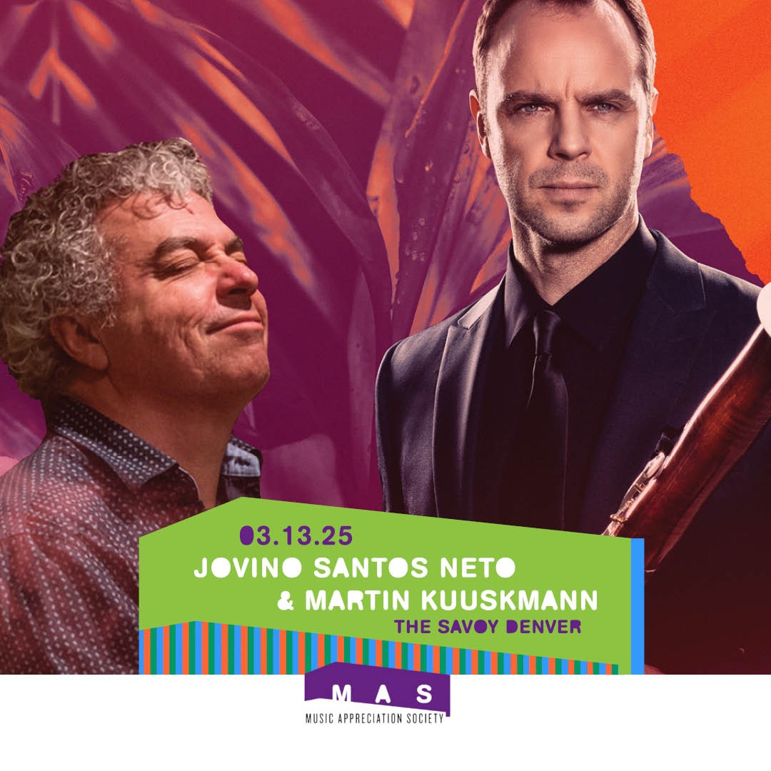 MAS Presents: Jovino Santos Neto & Martin Kuuskmann Logo