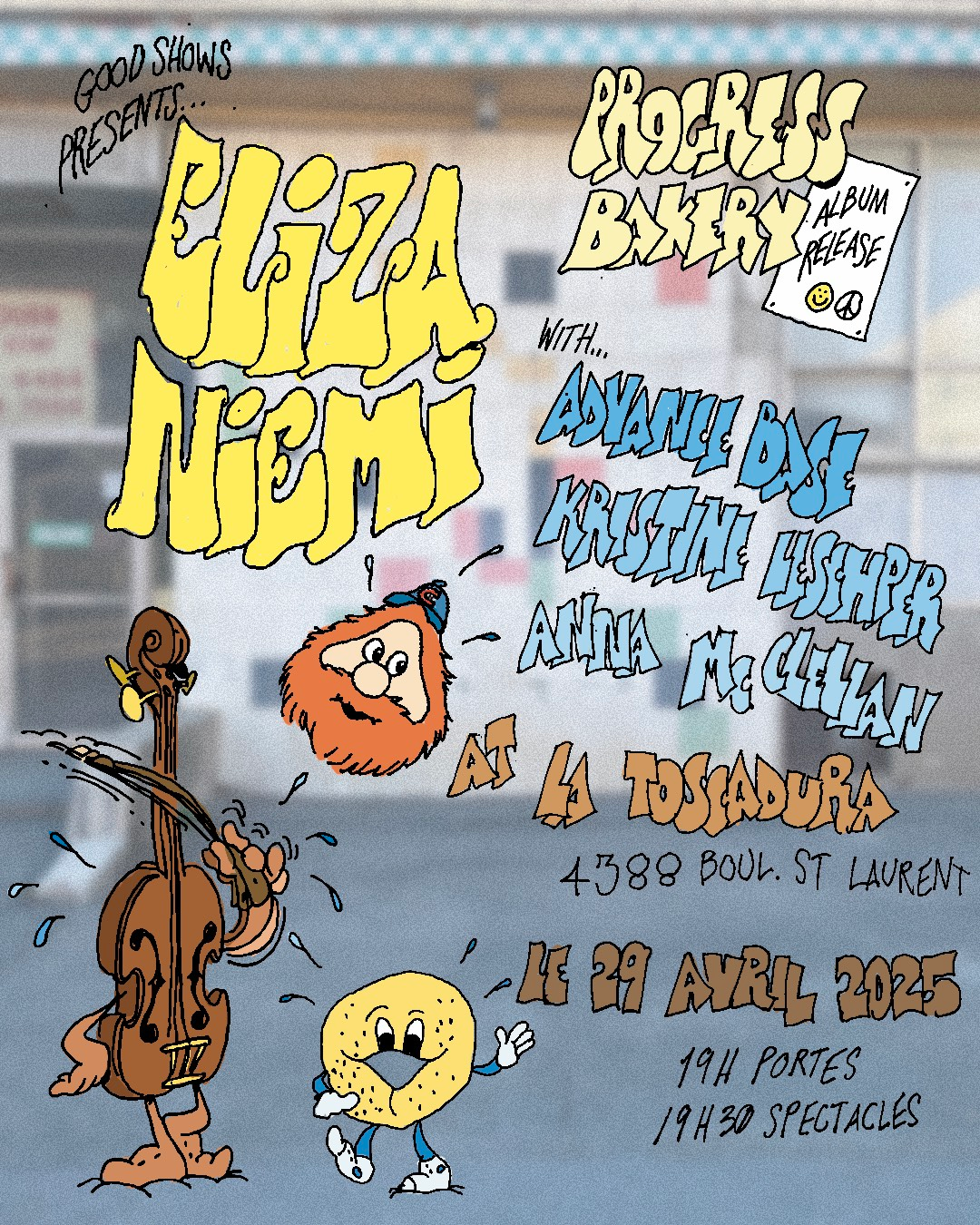 Eliza Niemi (Album Release) + Advance Base + Kristine Leschper + Anna McClellan Logo
