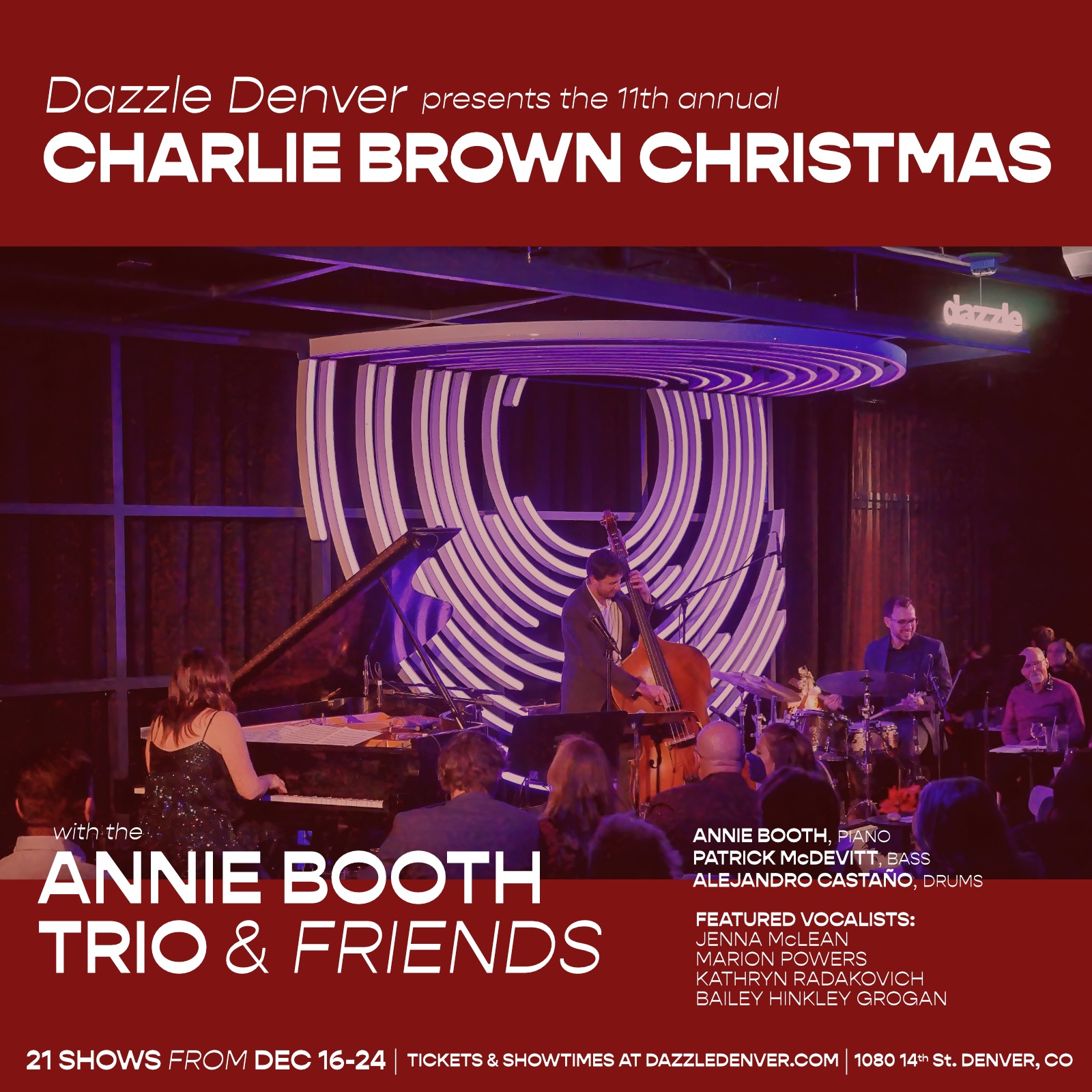 Annie Booth Trio: Charlie Brown Christmas Logo