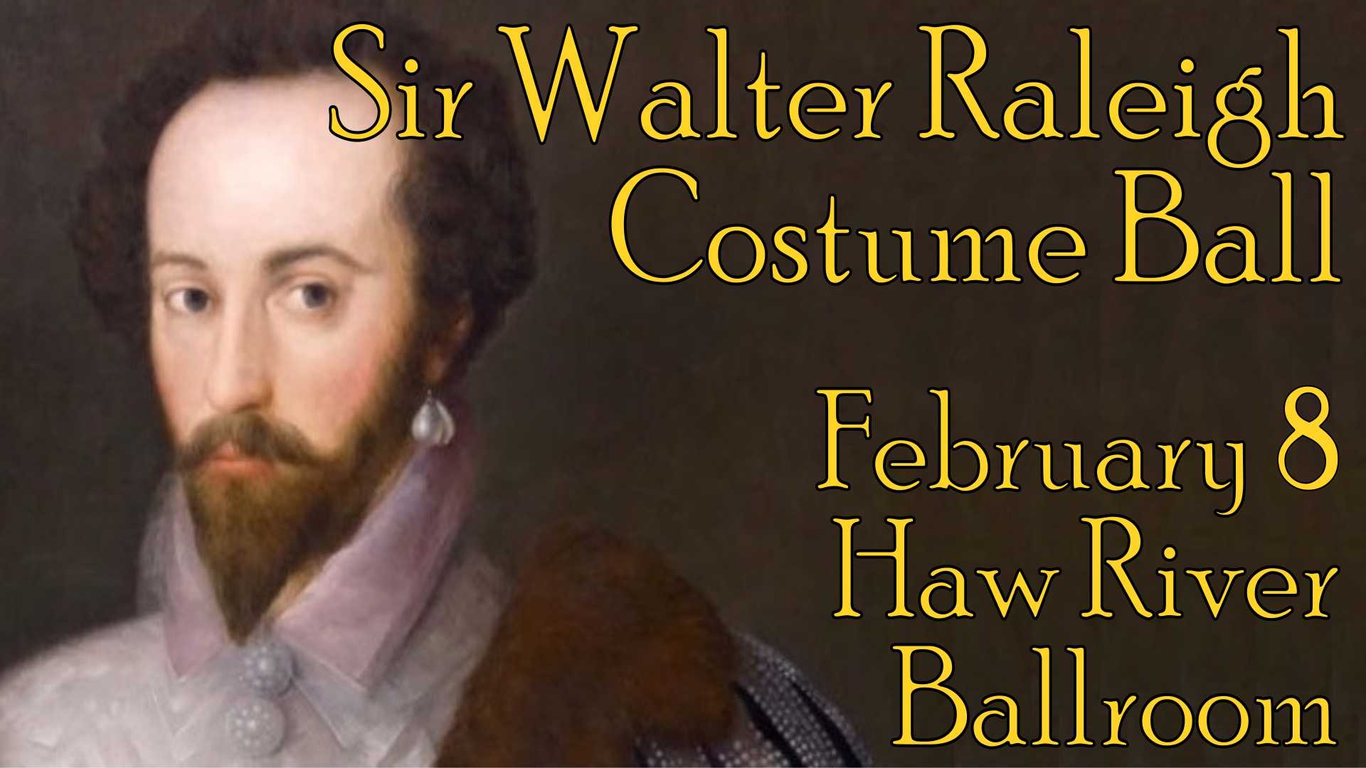 Sir Walter Raleigh Costume Ball Logo