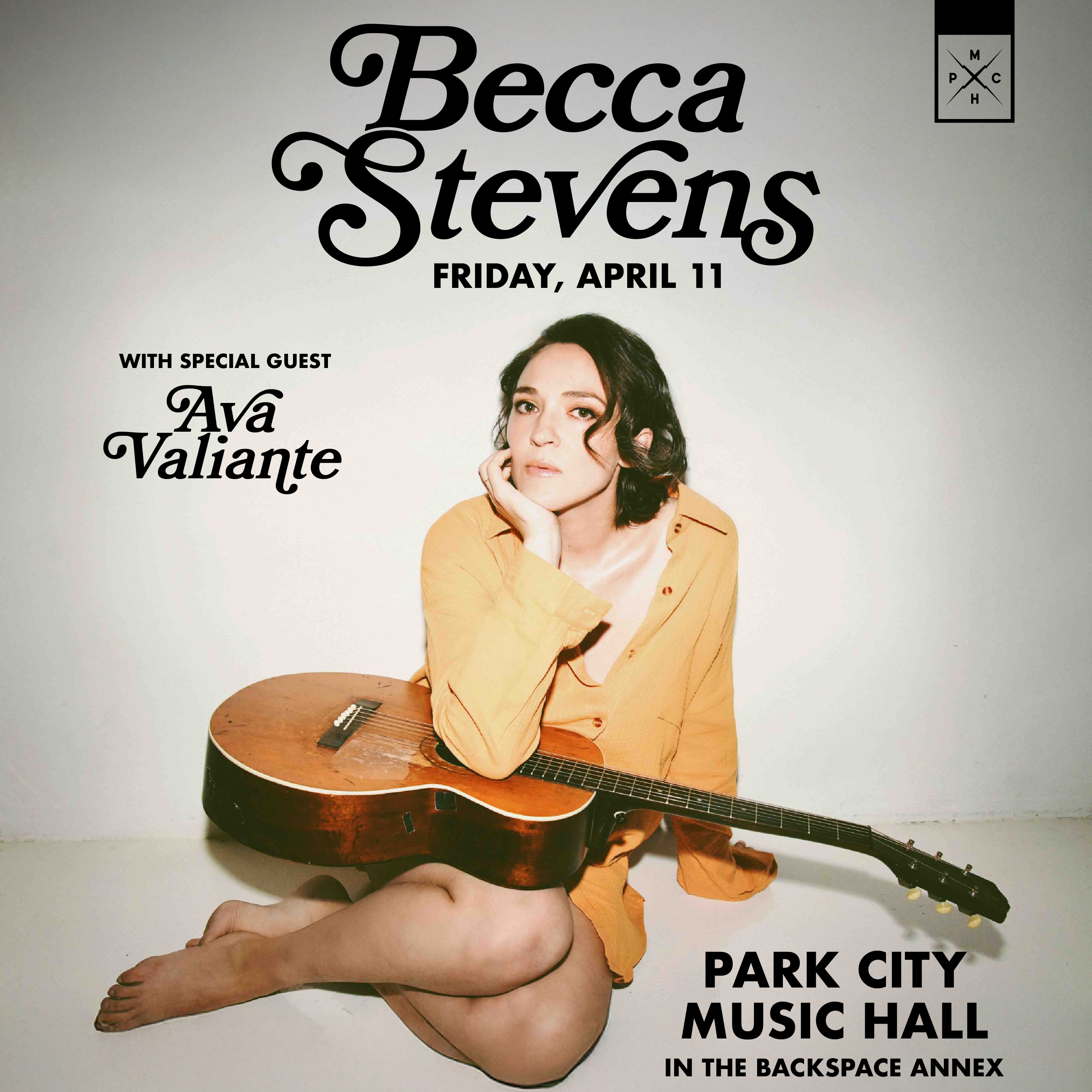 Becca Stevens Solo in the Backspace Annex Logo