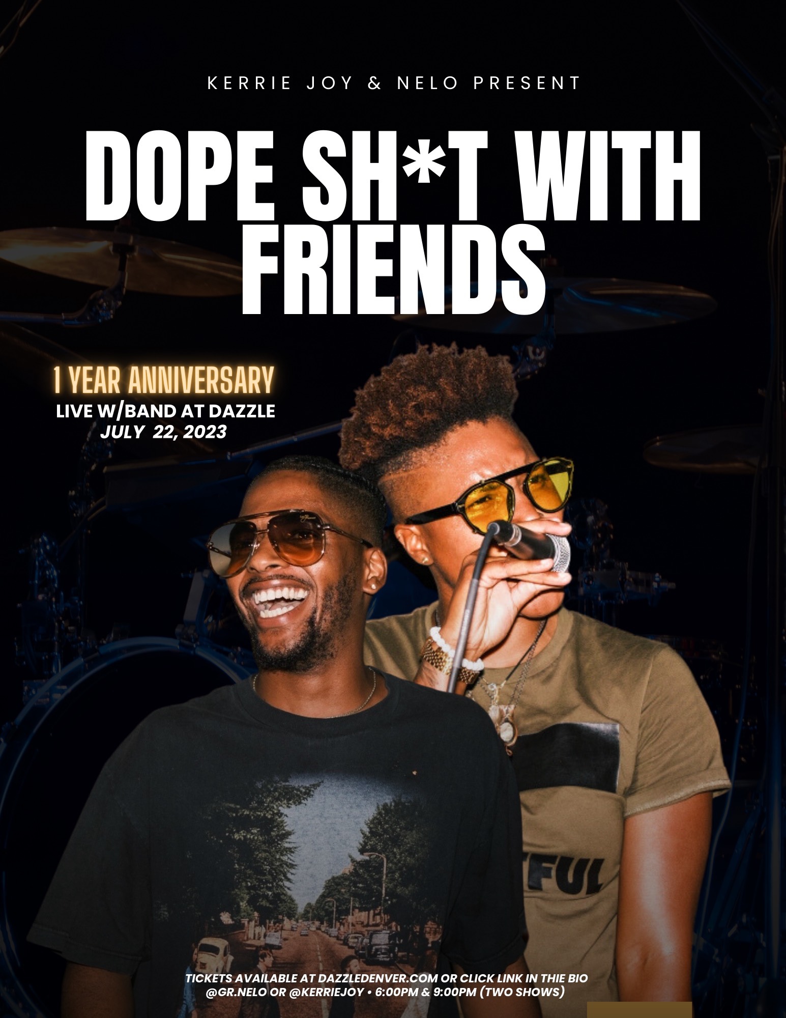 Kerrie Joy & Nelo Present: Dope Sh*t with Friends Logo