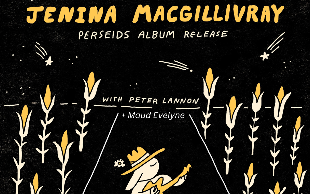 Jenina MacGillivray Perseids Album Release with Peter Lannon and Maud Evelyne Logo
