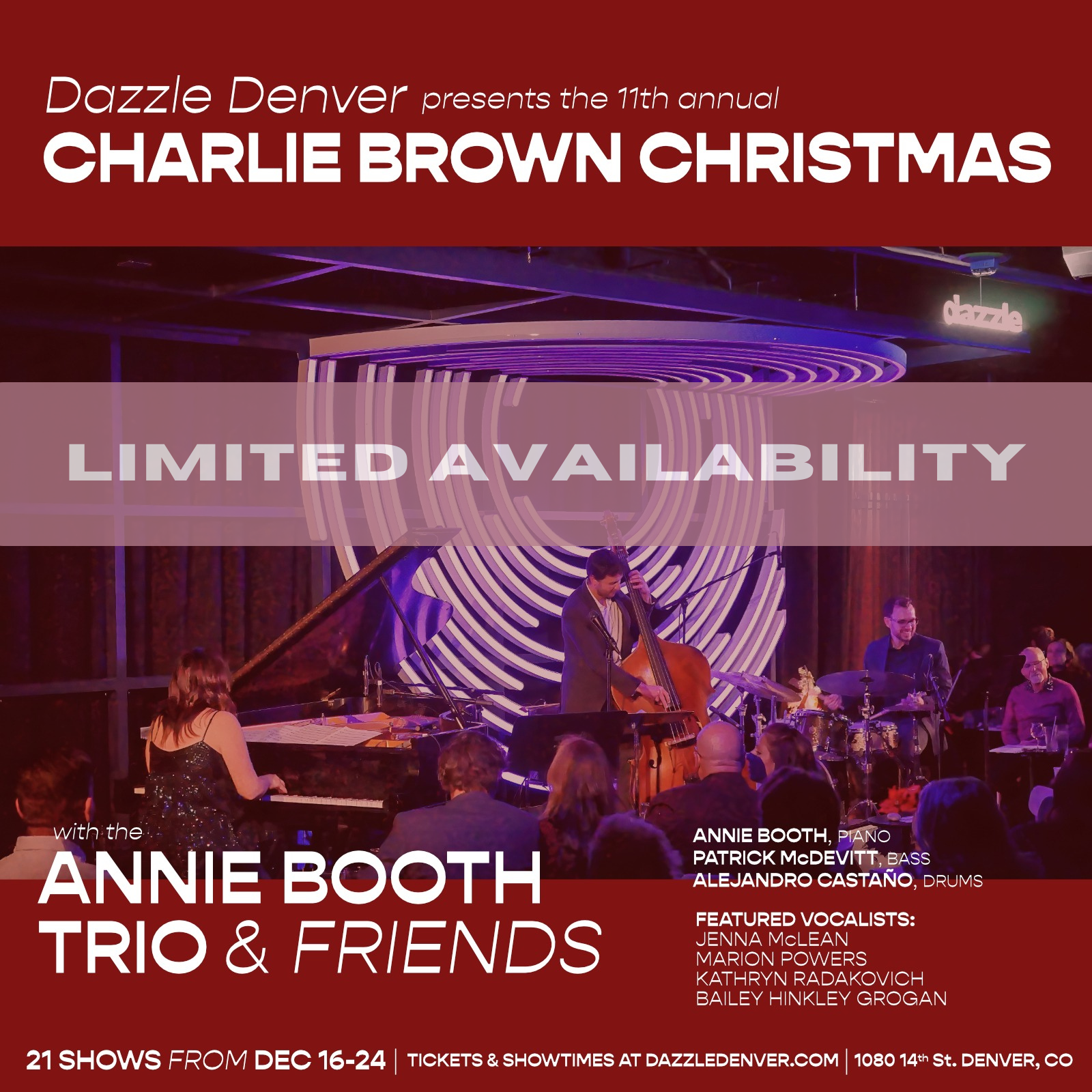 Annie Booth Trio: Charlie Brown Christmas Logo