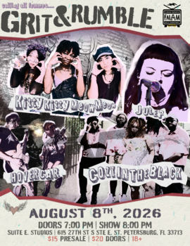 Get Grit & Rumble Presents: Kitty Kitty Meow Meow, Cozy In The