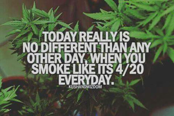 smoke like its 420 everyday