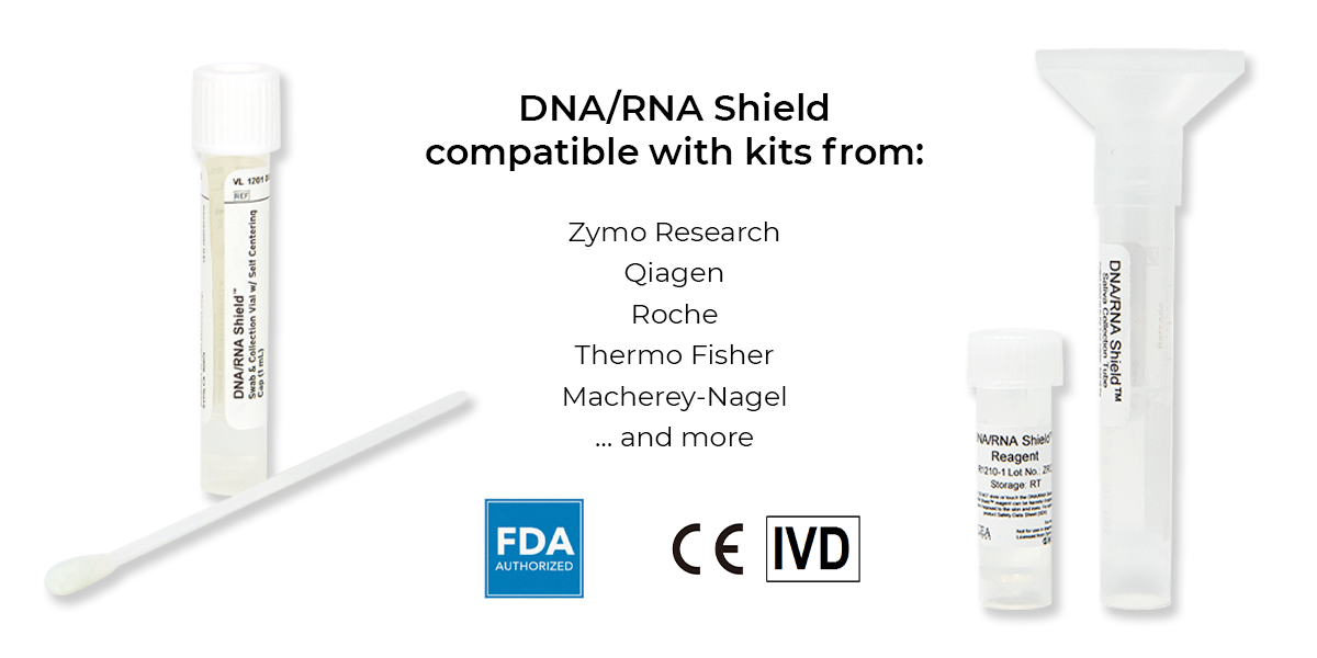 List of companies that DNA/RNA Shield is compatible with
