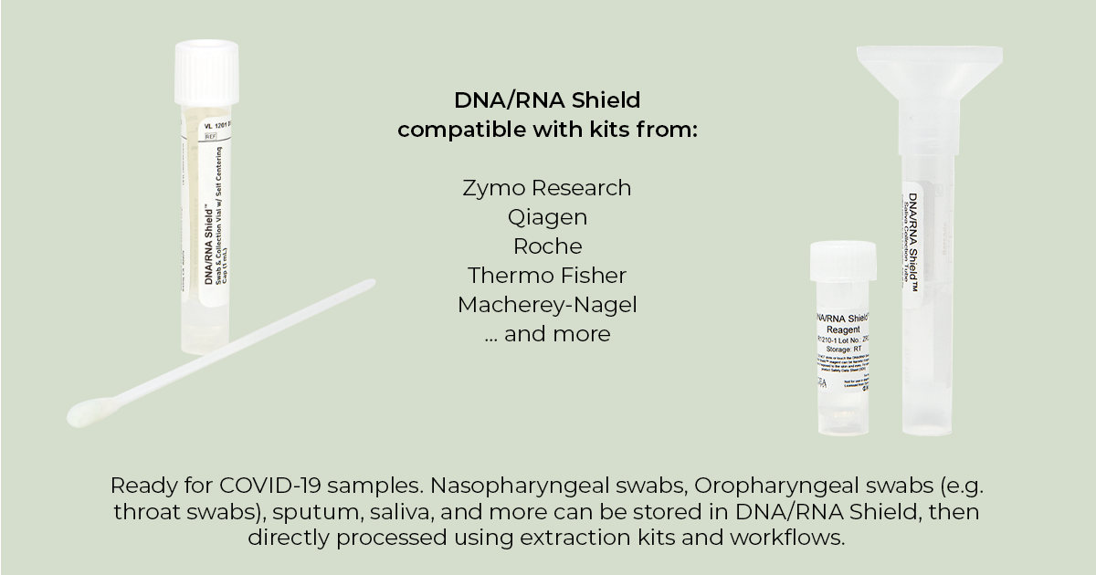 List of companies that DNA/RNA Shield is compatible with