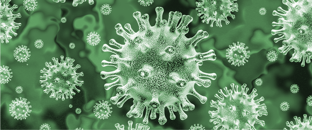 Image of the COVID-19 virus at a molecular level